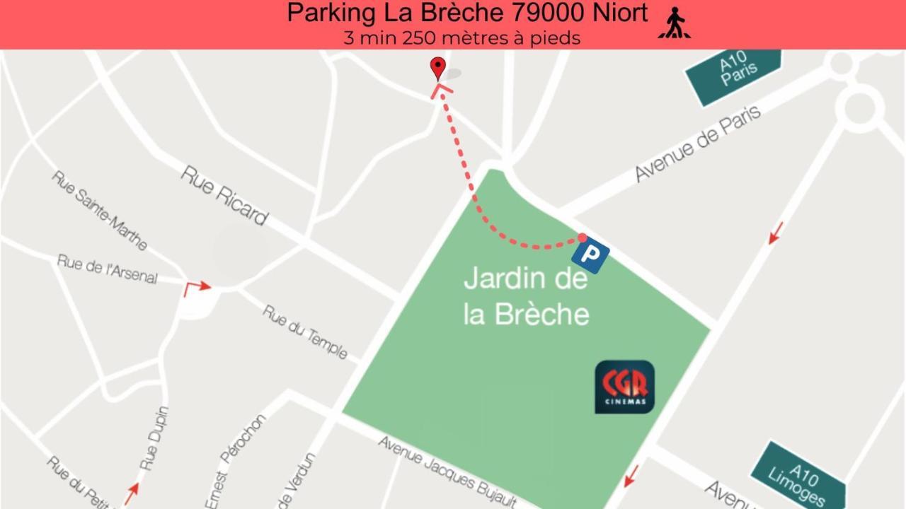Niort - Hyper-Centre - Appartements En Duplex Ou Triplex - Wifi Fibre - Nouveau Zewnętrze zdjęcie